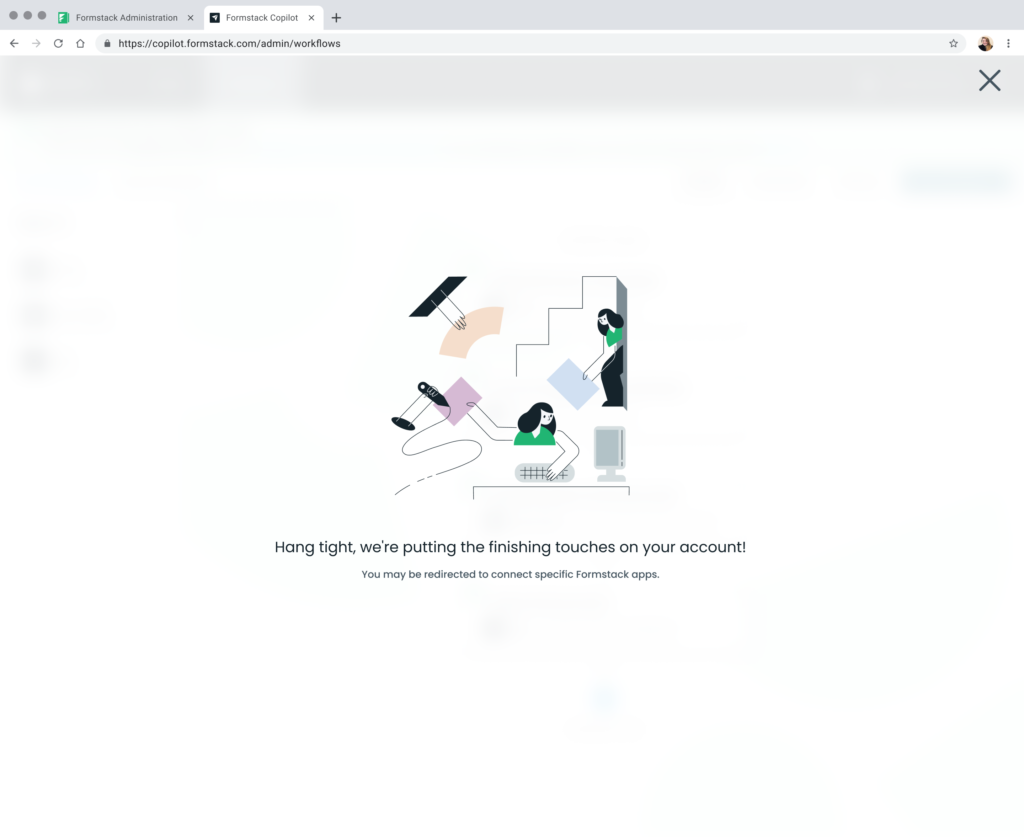 Account Pre-loading